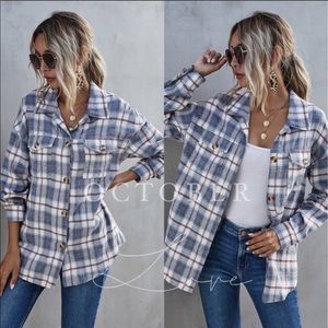 Button Up Flannel Shirt